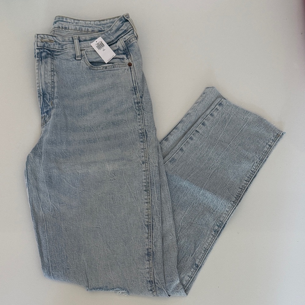 Old Navy Vintage Slim Light Blue Denim Distressed Jeans
